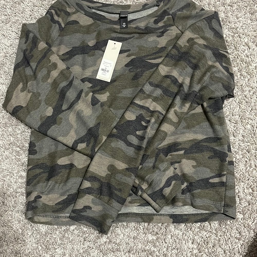 Francescas camo sweater